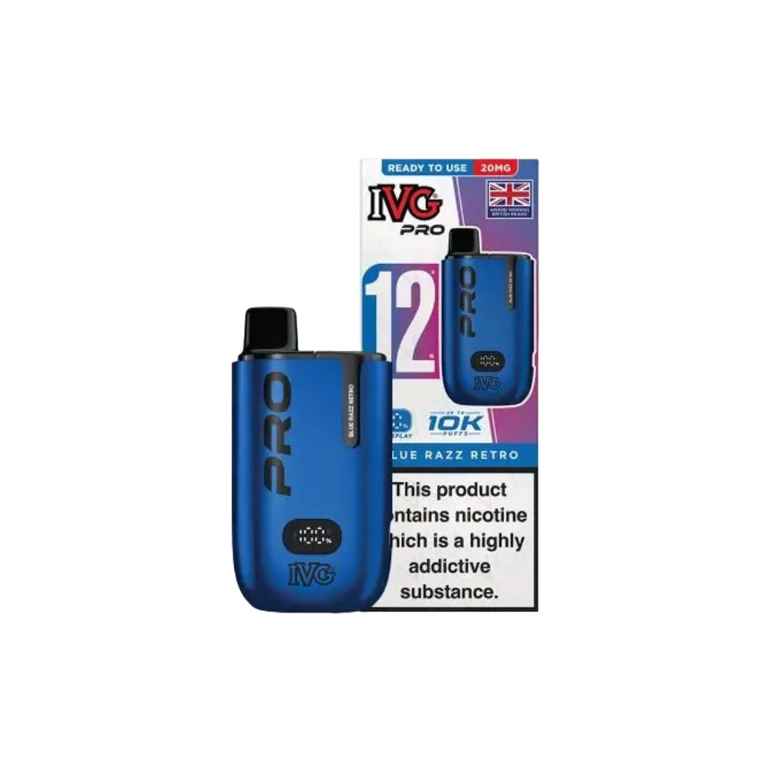 20mg I VG Pro 12 Prefilled Pod Vape Kit 10000 Puffs