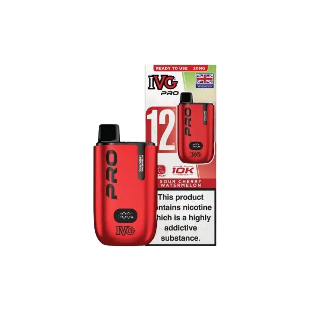 20mg I VG Pro 12 Prefilled Pod Vape Kit 10000 Puffs