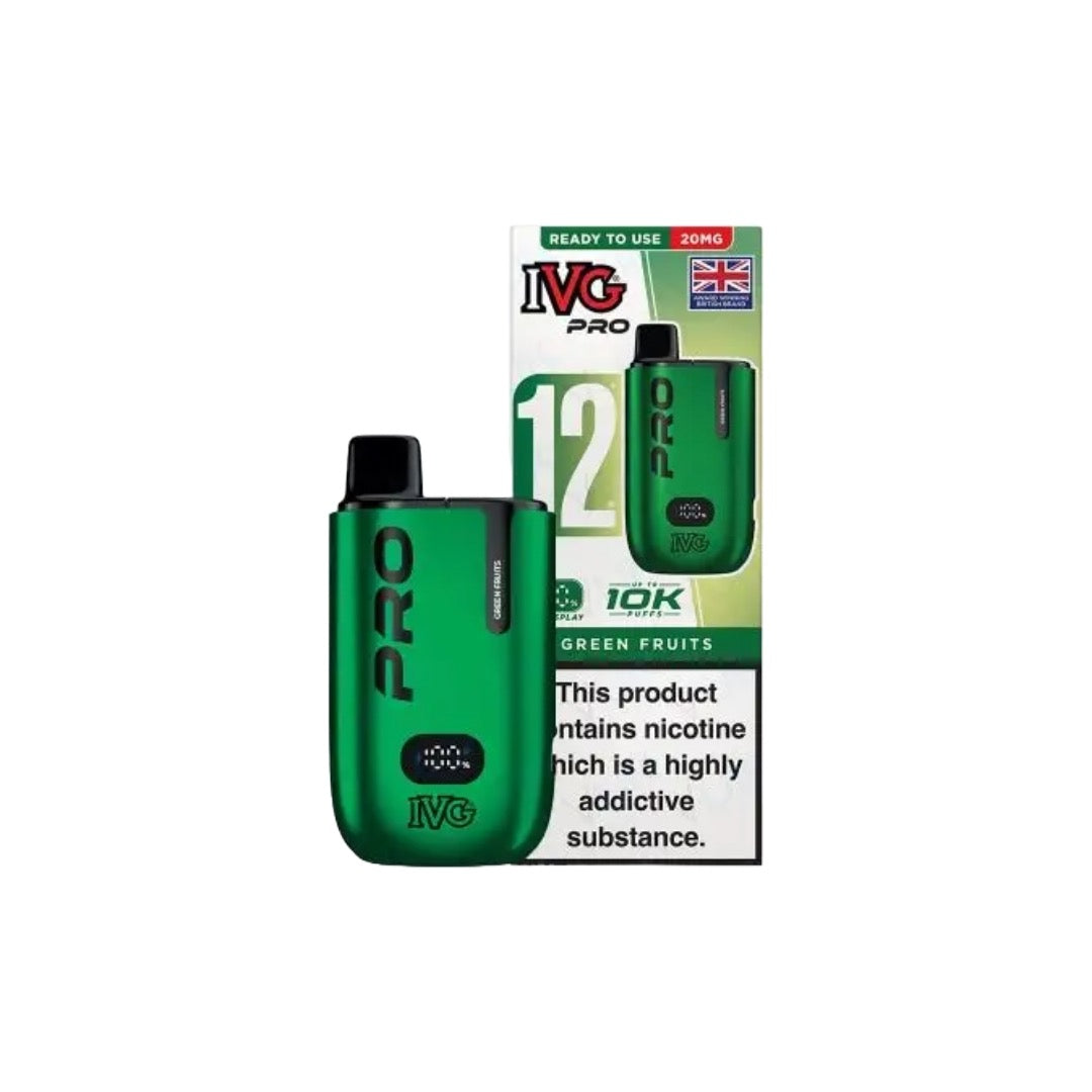 20mg I VG Pro 12 Prefilled Pod Vape Kit 10000 Puffs