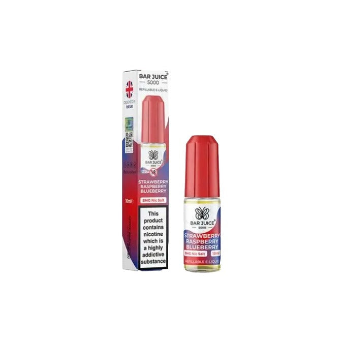 5mg Bar Juice 5000 Nic Salts 10ml (40VG/60PG)