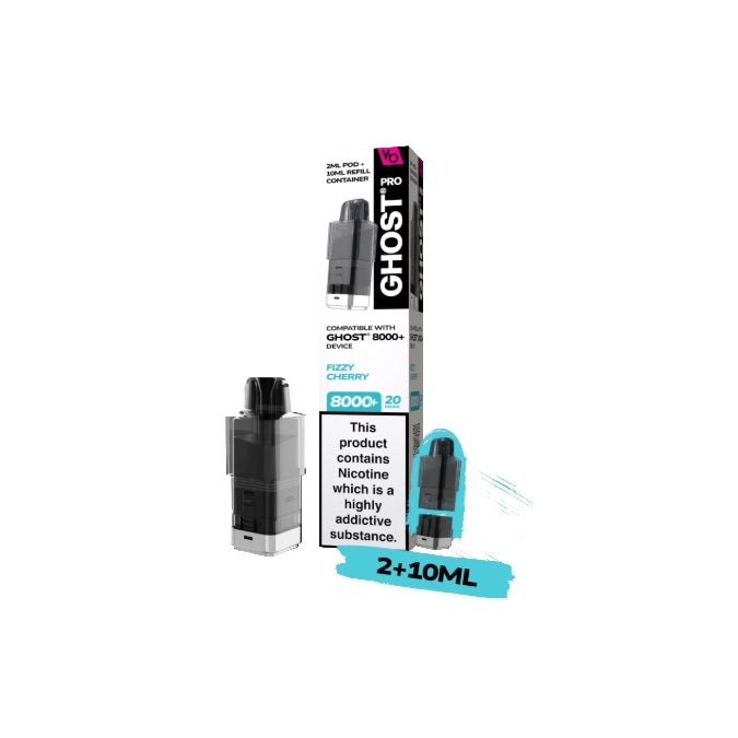 20mg Ghost Pro 8000+ By Vapes Bars Prefilled Pods