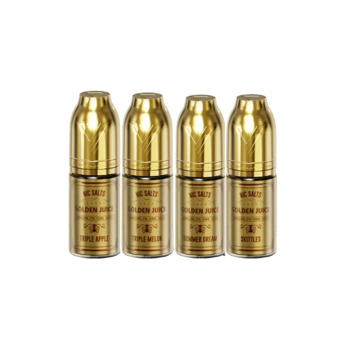 50vg/50pg vape juice 20mg Vaplay Golden Juice 10ml Nic Salt (50VG/50PG) – Vape Squared