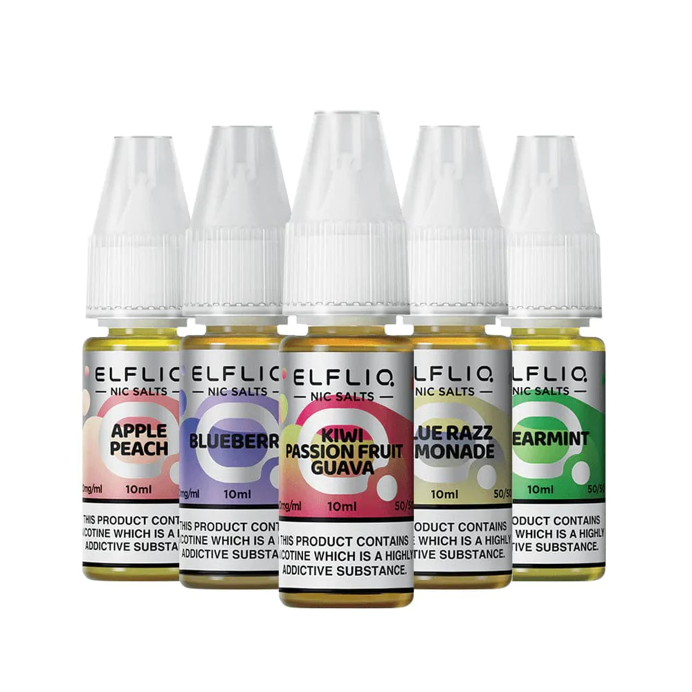 10mg ELFLIQ By Elf Bar 10ml Nic Salt (50VG/50PG) Vape Squared 10mg ELFLIQ By Elf Bar 10ml Nic Salt (50VG/50PG) Vape Squared
