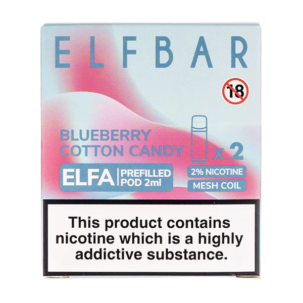 ELF Bar ELFA 20mg Replacement Prefilled Pods 2ml Vape Squared ELF Bar ELFA 20mg Replacement Prefilled Pods 2ml Vape Squared