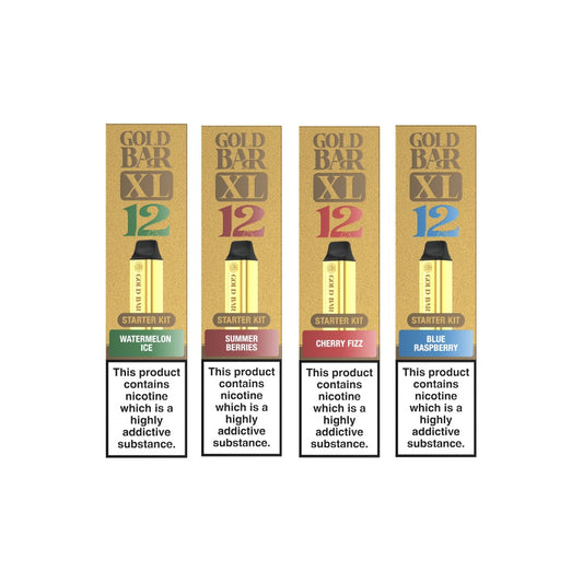 20mg Gold Bar XL Prefilled Pod Vape Kit 10000 Puffs