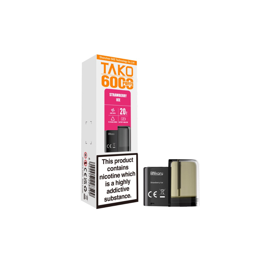 20mg Sikary Tako SP6000 Prefilled Pods 6000 Puffs
