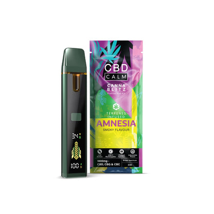 CBD Calm CANNABLITZ 1800mg CBD + CBG + CBC Prefilled Pod Vape Kit
